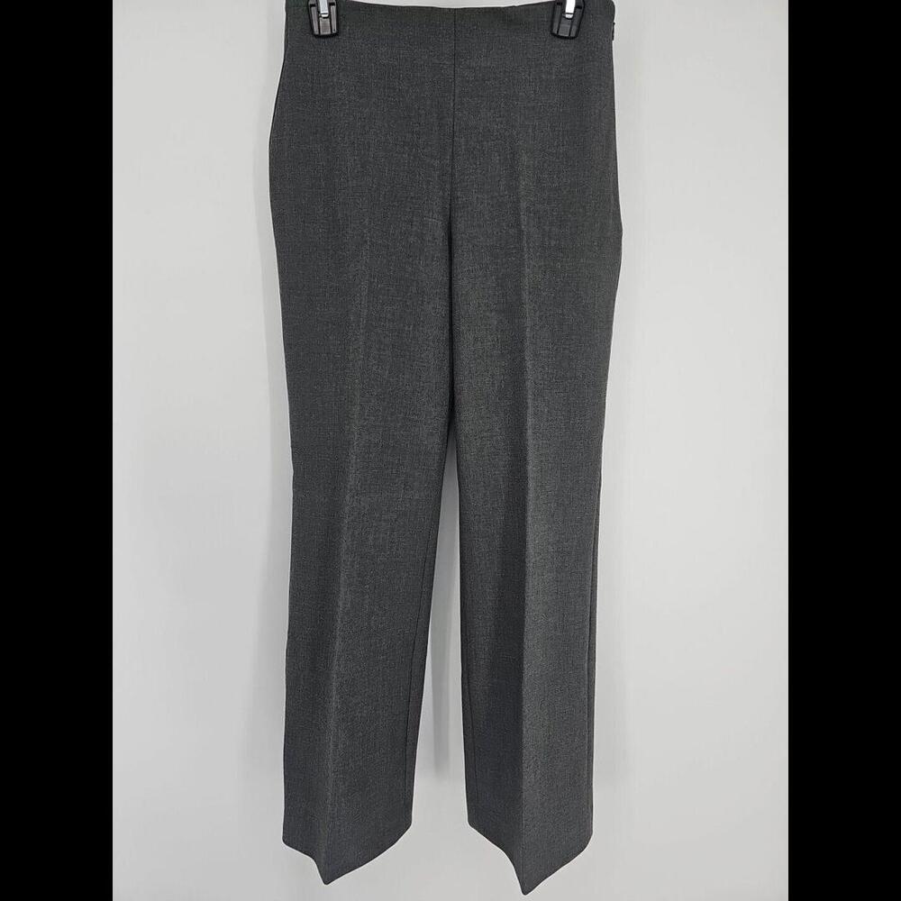 Talbots Work Dress Pants Heather GRAY Sz 6p Modern Fit (JO1804)